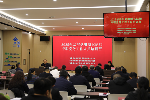 333体育集团等三家公司举办2025年基层党组织书记和专职党务工作人员培训班